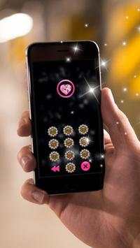 Black diamond shiny theme & lace flower icon screenshot 5