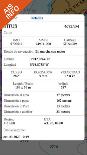 AIS Flytomap GPS cartas náuticas y de pesca screenshot 3