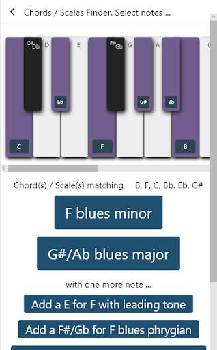 Piano Chords & Scales (free) screenshot 5