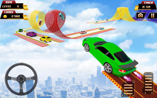 Impossible Stunt Driving- Action Car Racing 2019 screenshot 5