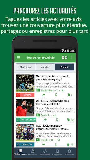 Toute L'actualité Du Football screenshot 3