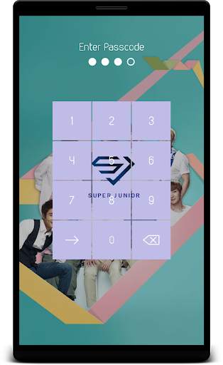 Super Junior Lock Screen 5 تصوير الشاشة
