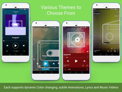 Musigraph Music Player-No Ads-Music Video Support 8 تصوير الشاشة