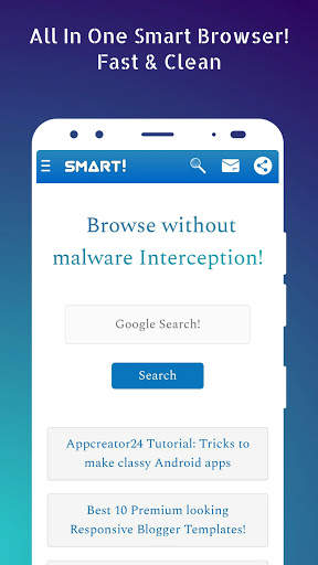 Smart Browser - Fast and Clean screenshot 1