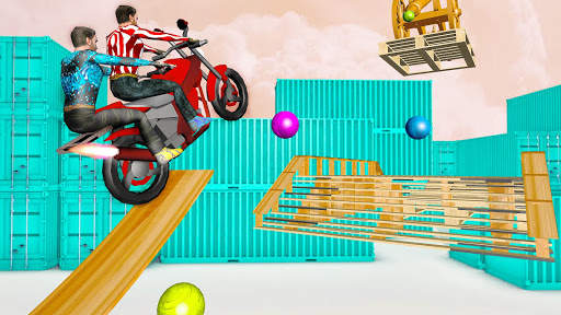 Bike Stunt race offline riding game screenshot 3