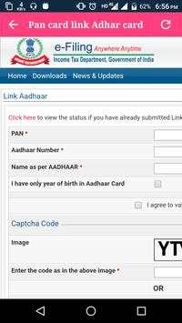 Pan card link Aadhar card app screenshot 3