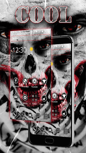 Blood Skull Theme screenshot 1