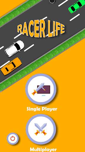 Car racing 2D multiplayer - RACER LIFE screenshot 2