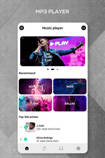 Music online - Music player 1 تصوير الشاشة