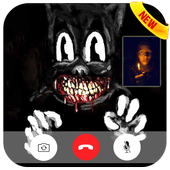 ikon Cartoon Cat Video Call