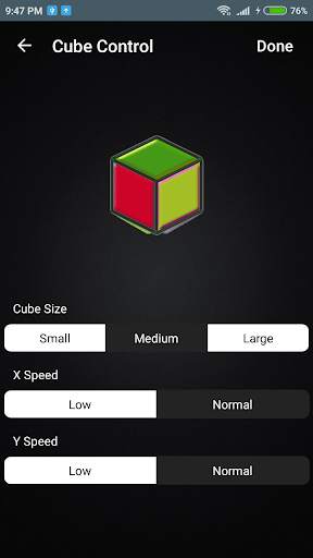 3d cube live wallpaper, 3d cube video maker screenshot 4