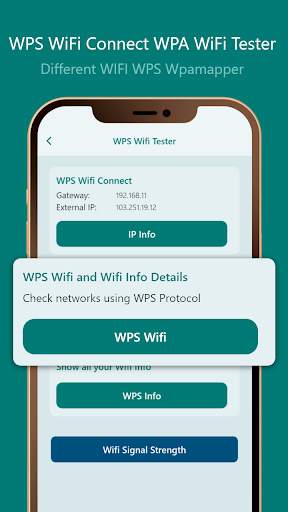 WPS WiFi Connect : WPA Tester screenshot 5