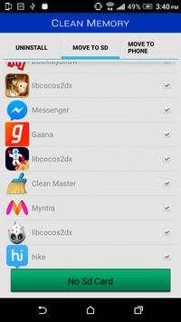 Clean Memory (RAM Booster) screenshot 3
