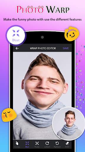 Face Warp - Funny Photo Editor 2021 screenshot 2