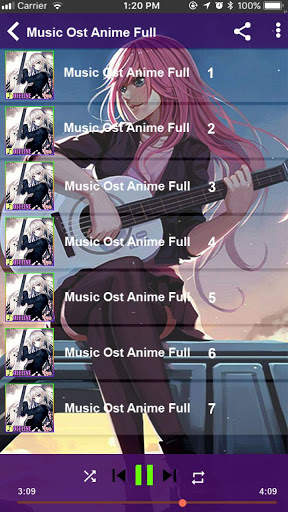 Music Ost Anime Full Offline J-pop Collection screenshot 3