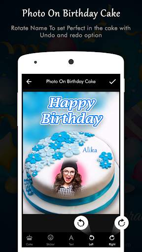 Photo On Birthday Cake screenshot 4