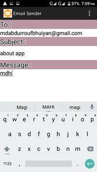 Easy Email Sender screenshot 1