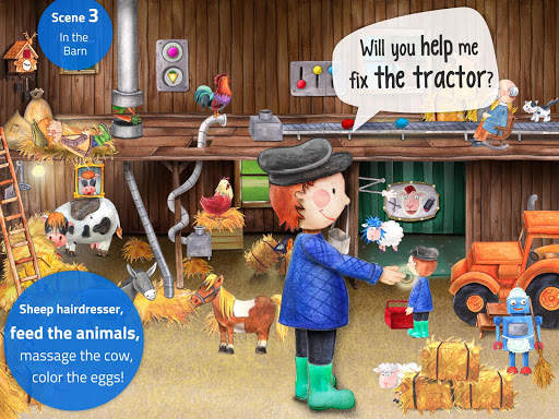 Toddler's App: Farm Animals स्क्रीनशॉट 14