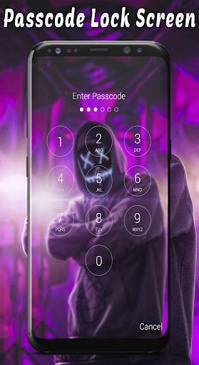 Mask Anonymous Lock Screen & Wallpapers 2 تصوير الشاشة