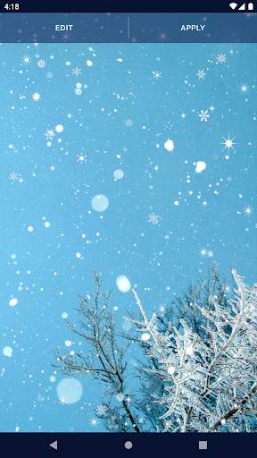 Snowflake Stars Live Wallpaper screenshot 6