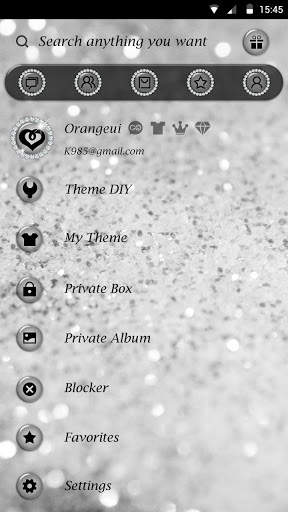 GO SMS PRO SILVER THEME screenshot 5