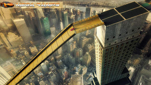 Mega Ramp Car Racing Impossible Stunts screenshot 2
