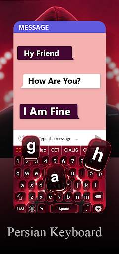 Persian Typing Keyboard 2021 screenshot 1