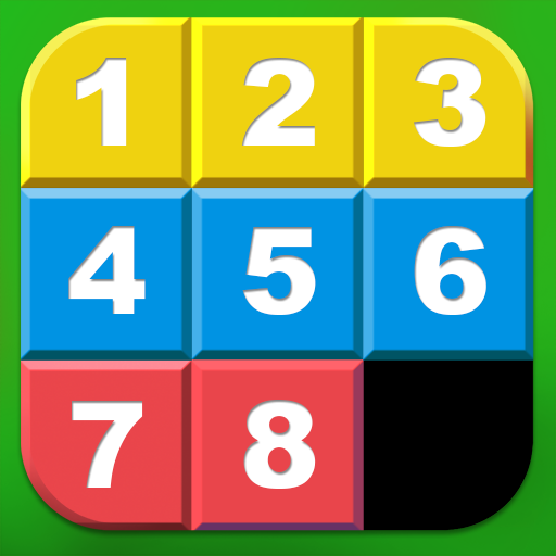 Puzzle de bloc de nombre icon