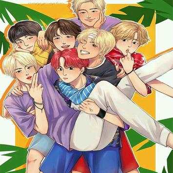 Cute BTS Chibi Wallpaper HD screenshot 4