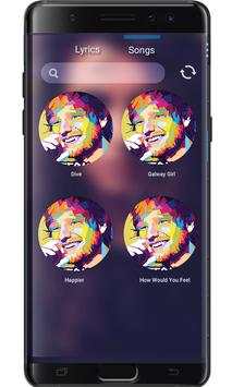 Ed Sheeran Music With Lyrics screenshot 3