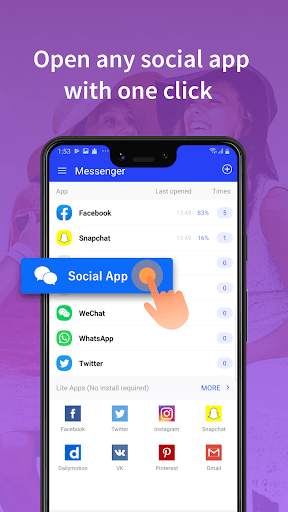 All In One Messenger for Social Apps screenshot 2