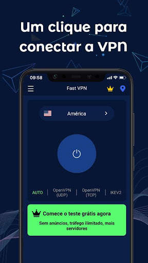 FastVPN - VPN super rápida e segura para Android! screenshot 1