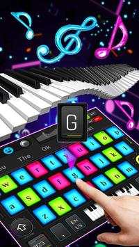Colorful Midi Music Keyboard Theme screenshot 2