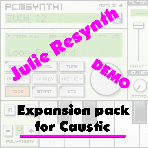 Julie Resynth demo for Caustic icon