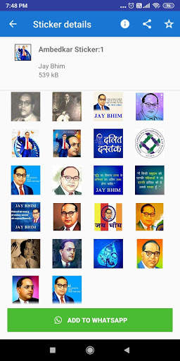 Jay Bhim Stickers For WhatsApp screenshot 7