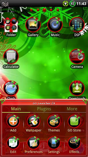 CHRISTMAS GO Launcher EX Theme screenshot 7