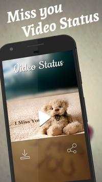 Miss You video status screenshot 2