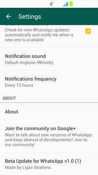 Beta Update For Whatsapp screenshot 4