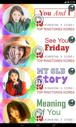 IU - Top Ringtones Korea screenshot 3