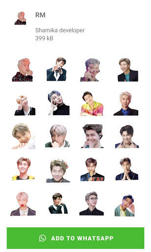 BTS Stickers for Whatsapp screenshot 10