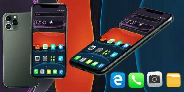 Dark Business IPhone 11 For Launcher Theme screenshot 4