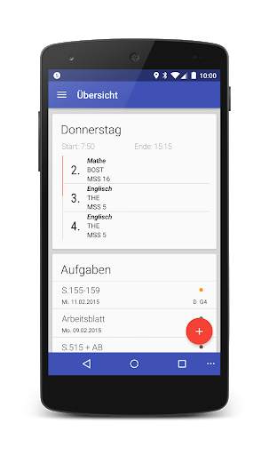 Schul-Organizer - Stundenplan, Aufgaben und Noten screenshot 2