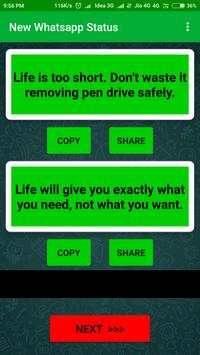 NEW WHATSAPP STATUS screenshot 1