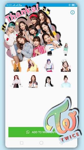 TWICE Stiker for Whatsapp KPOP Idol WAStickerApps screenshot 3