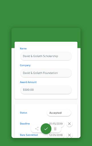 Acsept - Scholarship, College, and Job Application скриншот 4