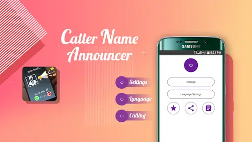 Caller Name Announcer, Caller Name Speaker screenshot 1