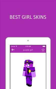 3D Girl Skins for Minecraft PE screenshot 11