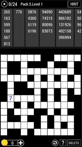 Number Crosswords скриншот 1