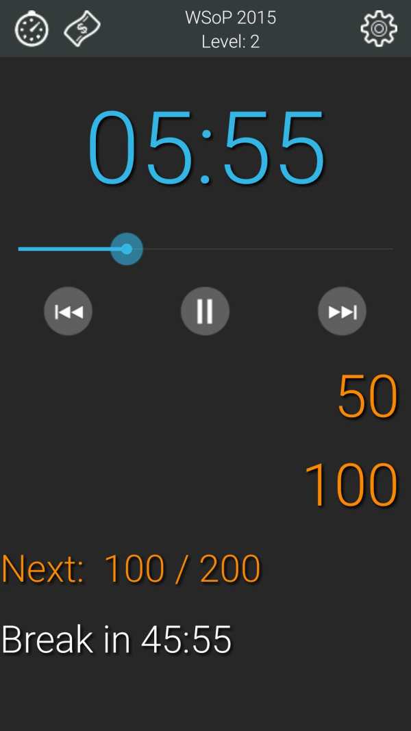 Talking Poker Timer - Clock screenshot 1