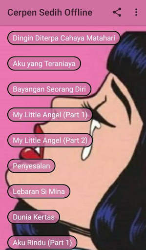 Cerpen Sedih Offline screenshot 2
